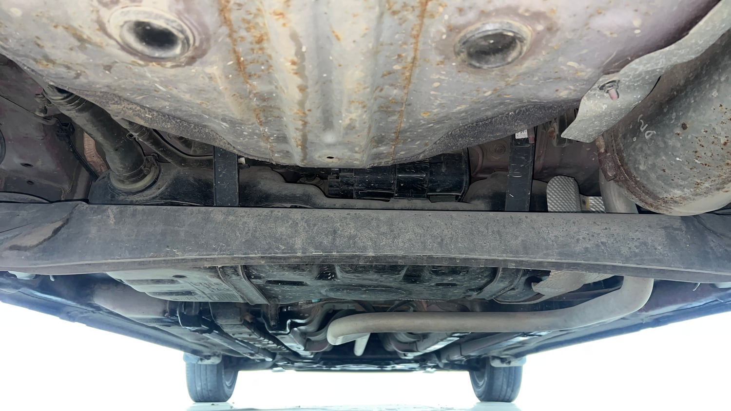 Used 2019 Hyundai Elite i20 Sportz Plus 1.2 Petrol Manual extra REAR UNDERBODY VIEW (TAKEN FROM REAR)
