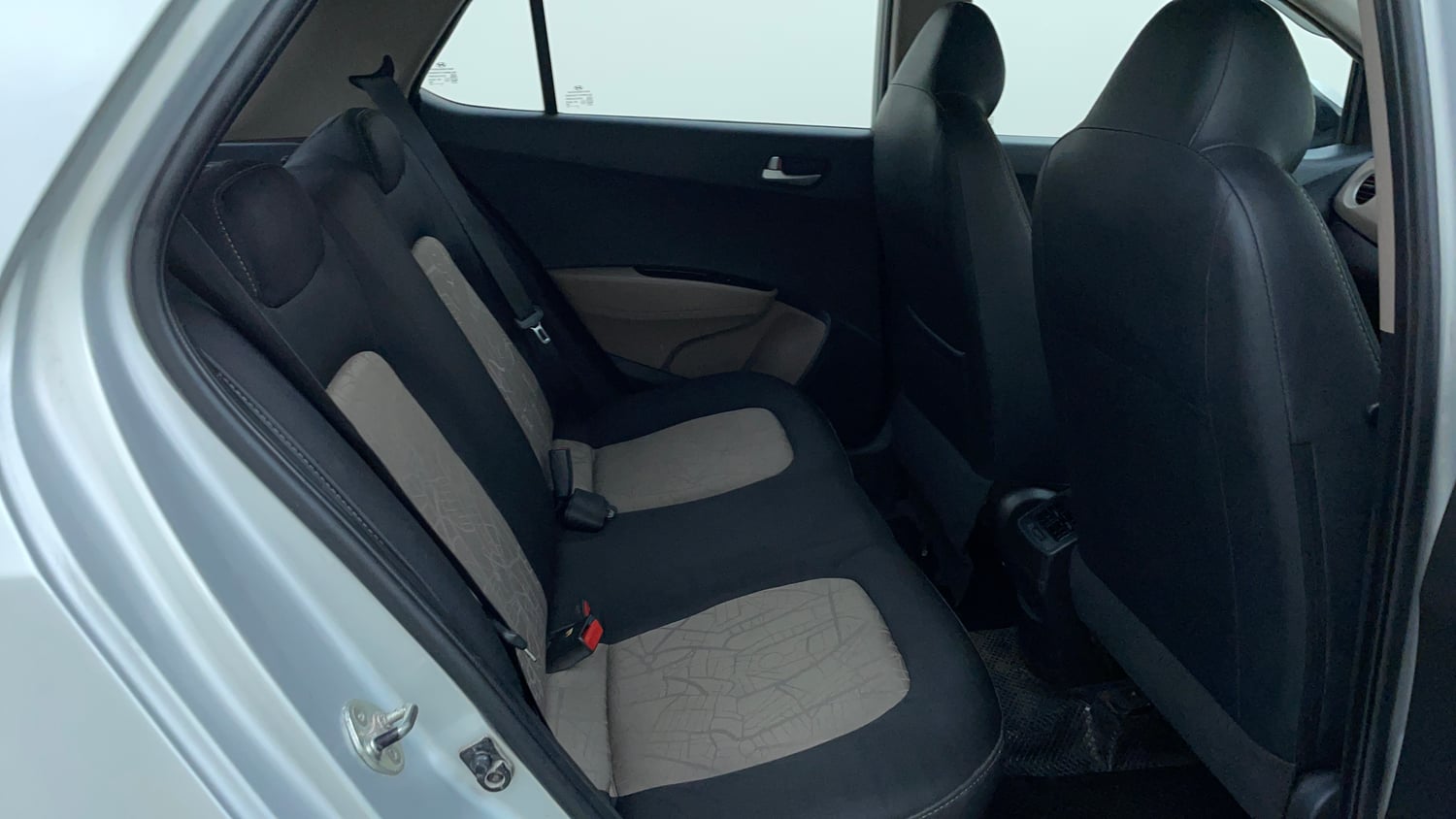 Used 2015 Hyundai Grand i10 Sportz 1.2 Kappa VTVT Petrol Manual interior RIGHT SIDE REAR DOOR CABIN VIEW