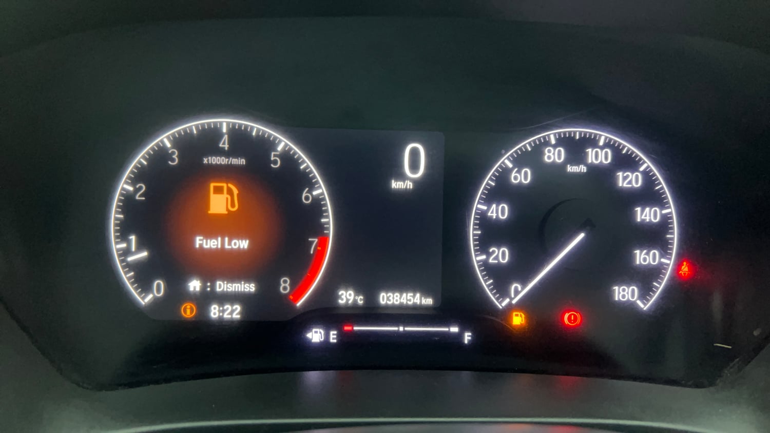 Used 2023 Honda Elevate VX MT Petrol Manual interior CLUSTERMETER VIEW