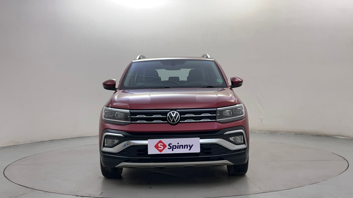 Used 2023 Volkswagen Taigun Topline 1.0 TSI AT Petrol Automatic exterior FRONT VIEW