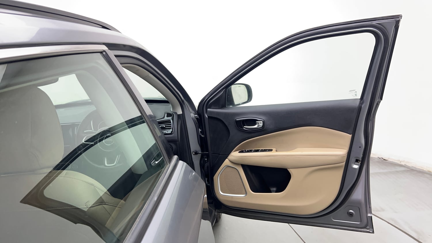 Used 2019 Jeep Compass Longitude (O) 1.4 Petrol AT Petrol Automatic interior RIGHT FRONT DOOR OPEN VIEW