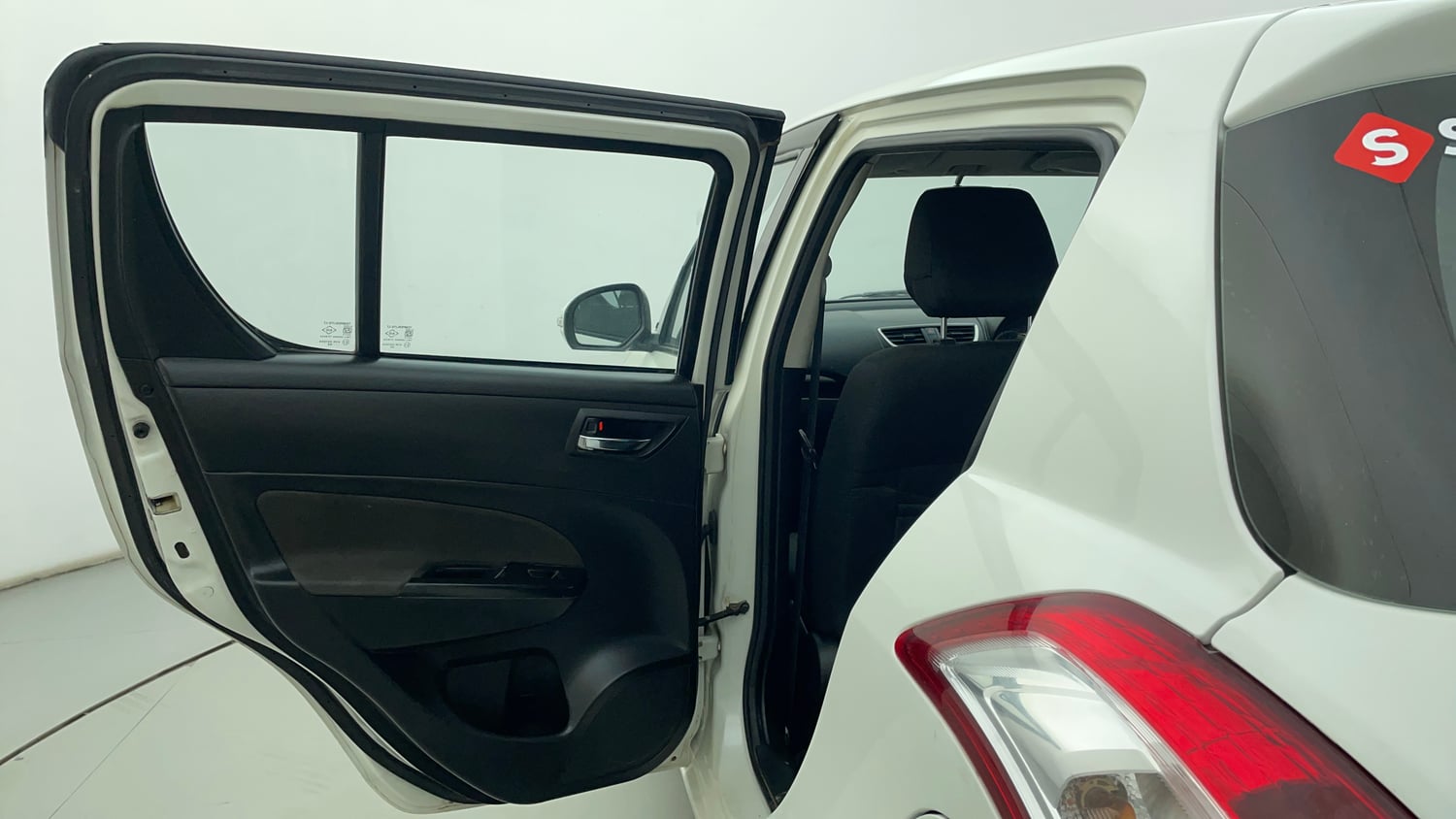 Used 2014 Maruti Suzuki Swift VXI CNG (Outside Fitted) Cng Manual interior LEFT REAR DOOR OPEN VIEW