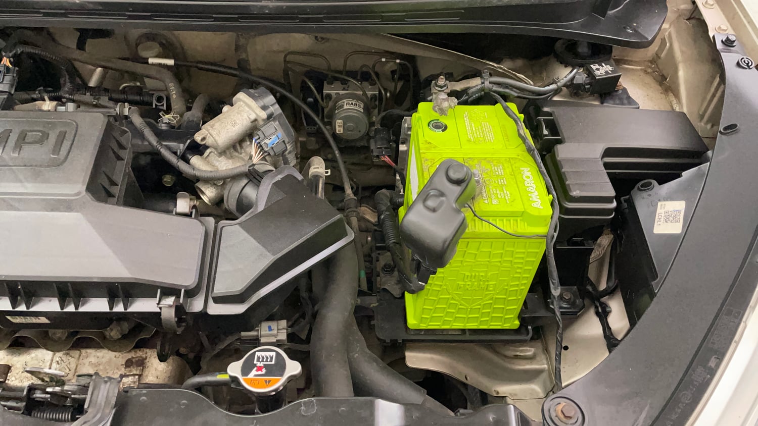 Used 2022 Hyundai Santro Sportz Petrol Manual engine ENGINE LEFT SIDE VIEW
