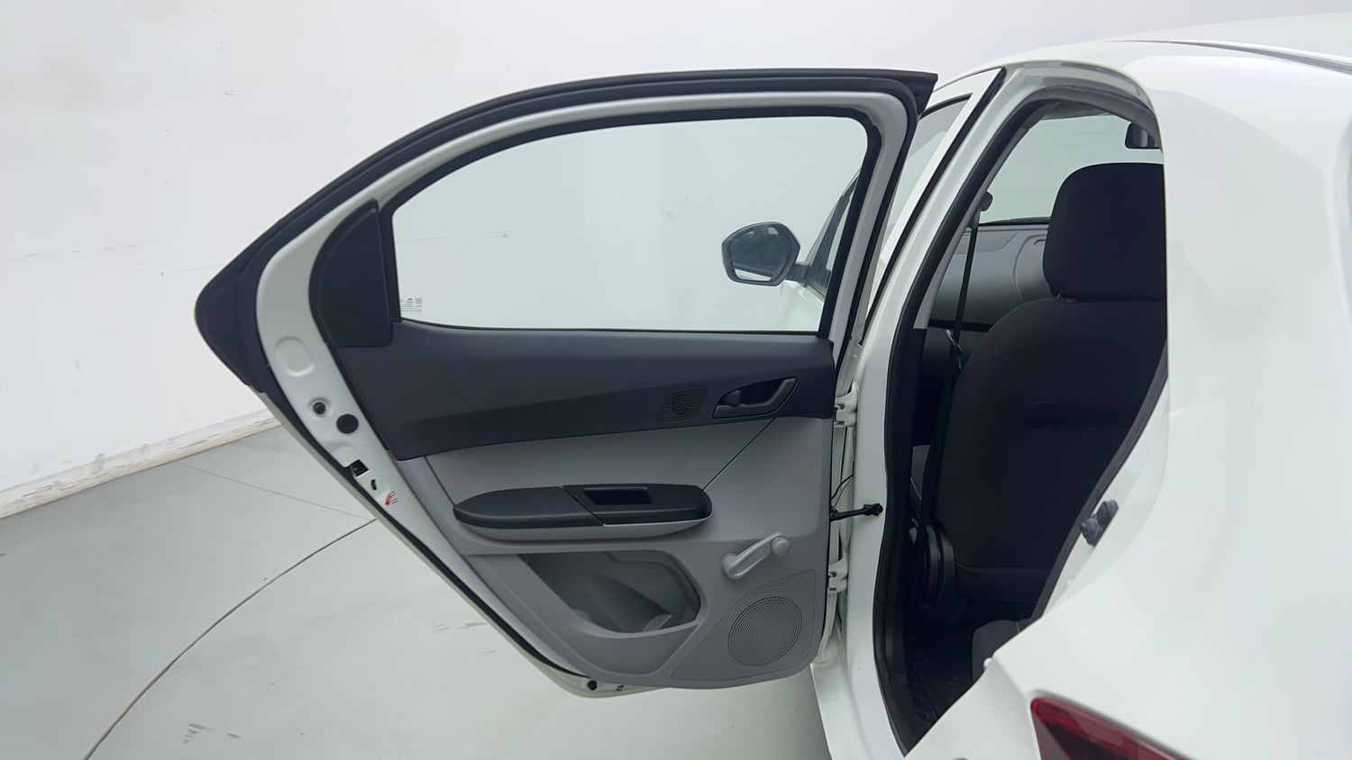 Used 2025 Tata Tiago XE Petrol Manual interior LEFT REAR DOOR OPEN VIEW