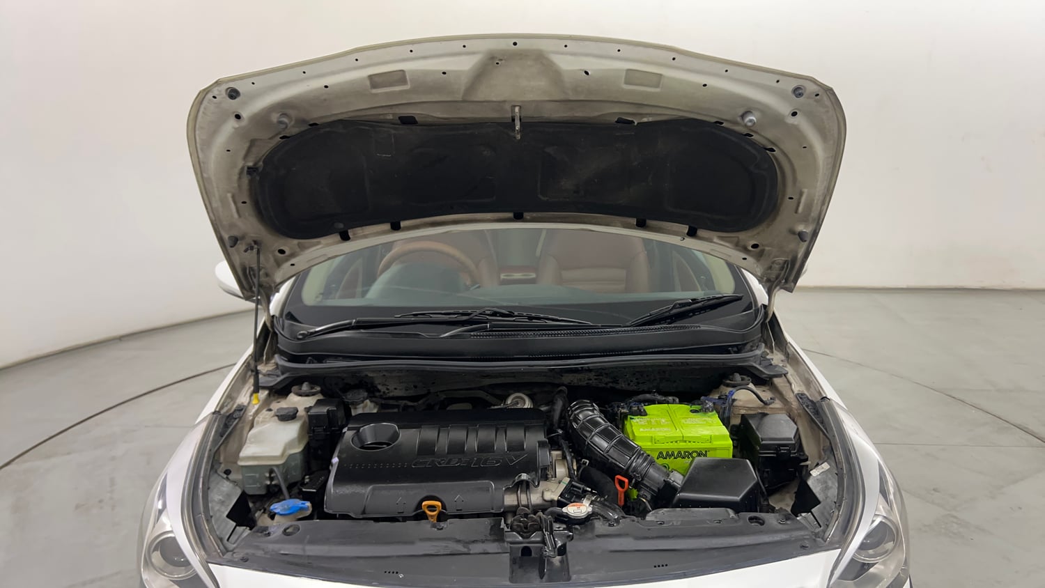 Used 2016 Hyundai Verna 1.6 CRDI S AT Diesel Automatic engine ENGINE & BONNET OPEN FRONT VIEW