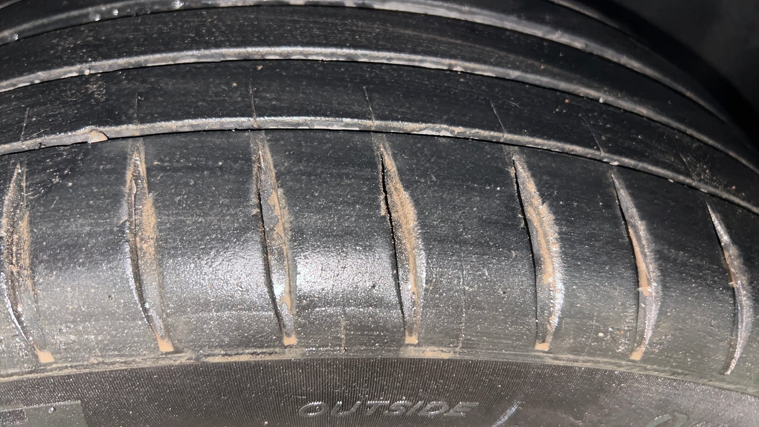 Used 2024 Skoda Slavia Style 1.5L TSI DSG Petrol Automatic tyres LEFT REAR TYRE TREAD VIEW