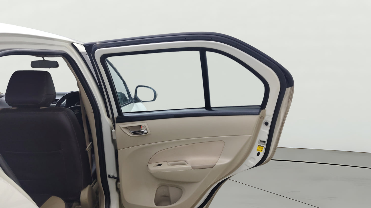 Used 2014 Maruti Suzuki Swift Dzire VXI Petrol Manual interior RIGHT REAR DOOR OPEN VIEW