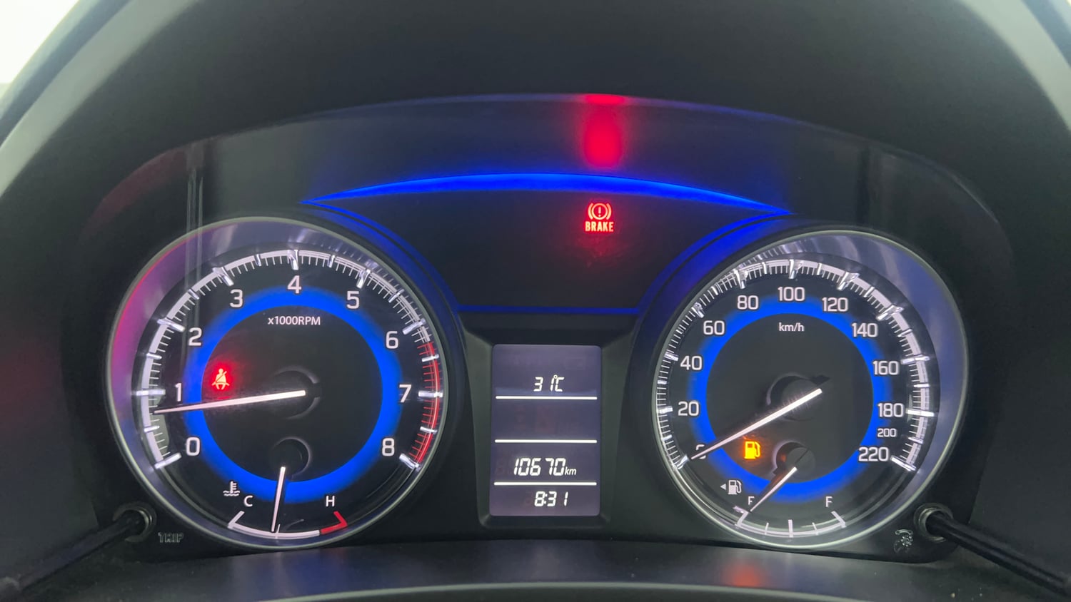 Used 2018 Maruti Suzuki Baleno Delta 1.2 Petrol Manual interior CLUSTERMETER VIEW