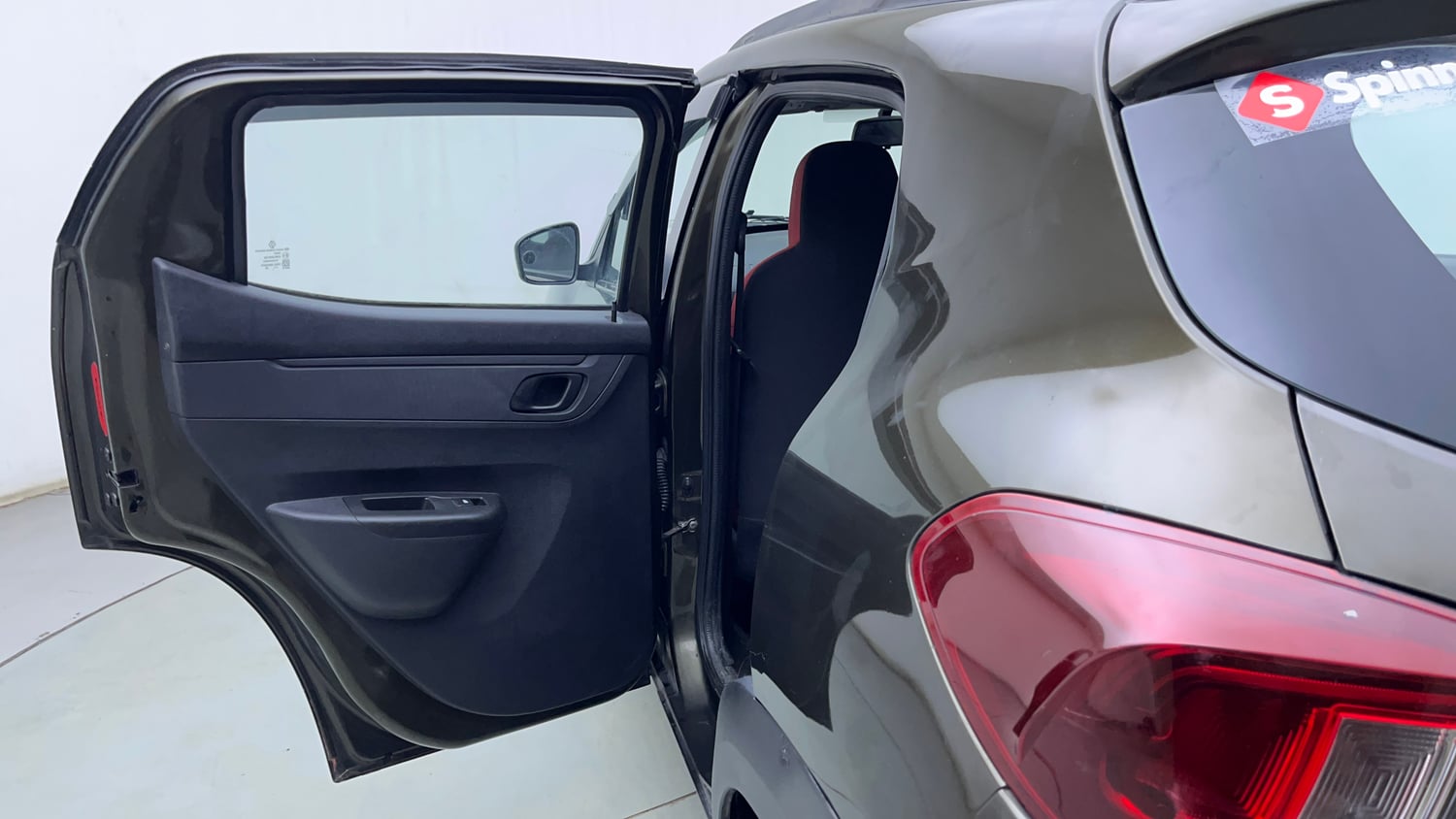 Used 2022 Renault Kwid RXT 1.0 AMT Petrol Automatic interior LEFT REAR DOOR OPEN VIEW