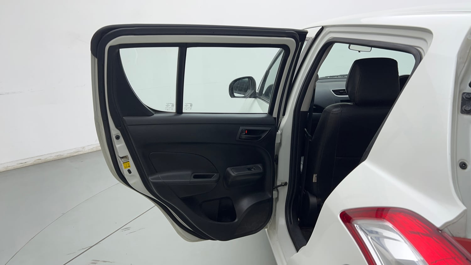 Used 2017 Maruti Suzuki Swift Lxi (O) Petrol Manual interior LEFT REAR DOOR OPEN VIEW