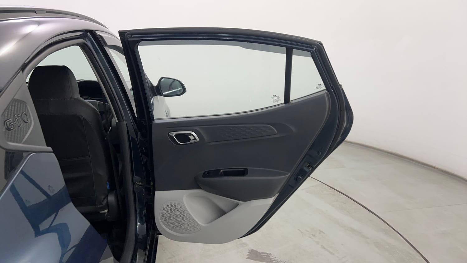 Used 2021 Hyundai Grand i10 Nios Sportz AMT 1.2 Kappa VTVT Petrol Automatic interior RIGHT REAR DOOR OPEN VIEW