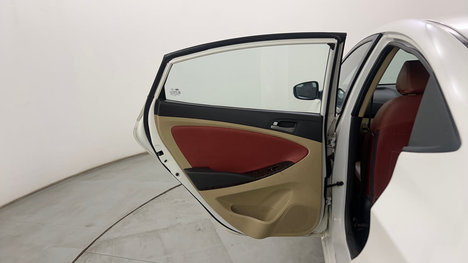 Used 2016 Hyundai Verna 1.6 CRDI S AT Diesel Automatic interior LEFT REAR DOOR OPEN VIEW