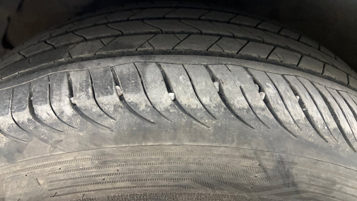 Used 2016 Hyundai Verna 1.6 CRDI S AT Diesel Automatic tyres LEFT FRONT TYRE TREAD VIEW