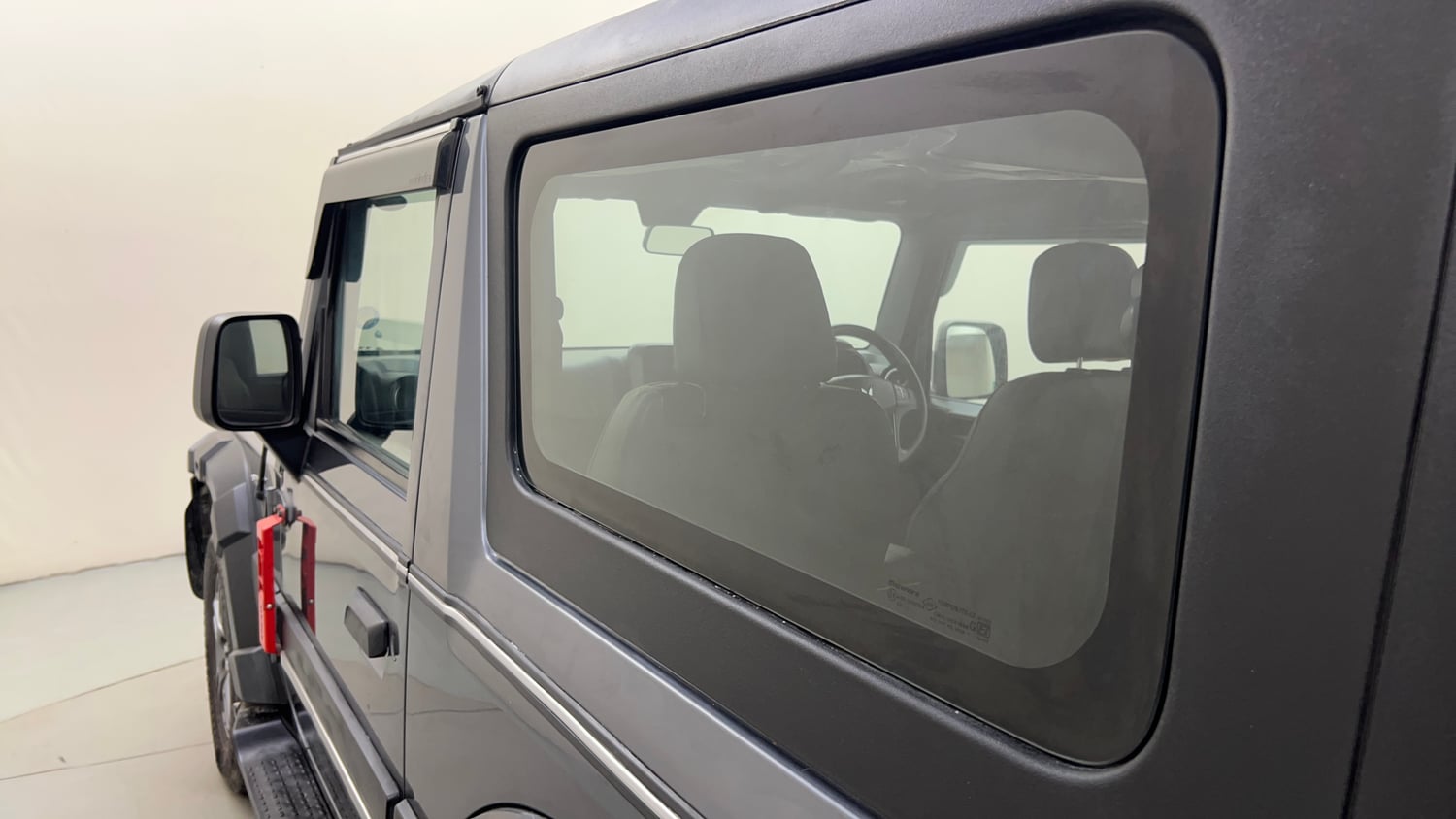 Used 2023 mahindra Thar LX Hard Top Petrol MT 4WD Petrol Manual interior LEFT REAR DOOR OPEN VIEW