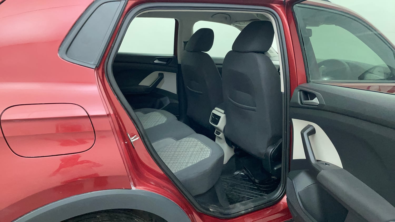 Used 2022 Volkswagen Taigun Highline 1.0 TSI MT Petrol Manual interior RIGHT SIDE REAR DOOR CABIN VIEW