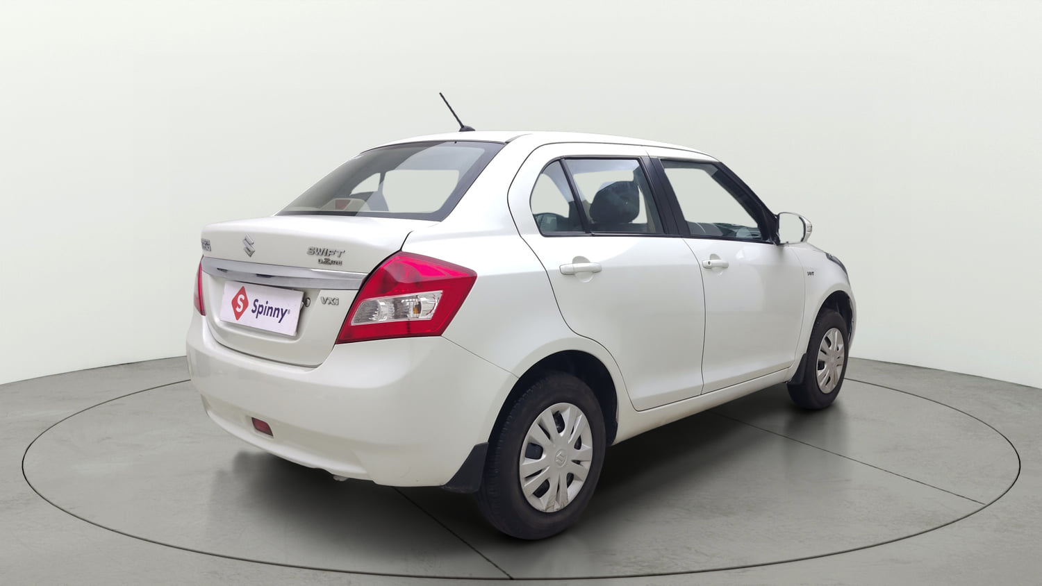 Used 2014 Maruti Suzuki Swift Dzire VXI Petrol Manual exterior RIGHT REAR CORNER VIEW