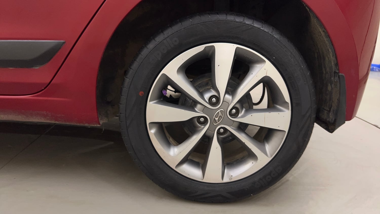 Used 2016 Hyundai Elite i20 Asta 1.2 Petrol Manual tyres LEFT REAR TYRE RIM VIEW