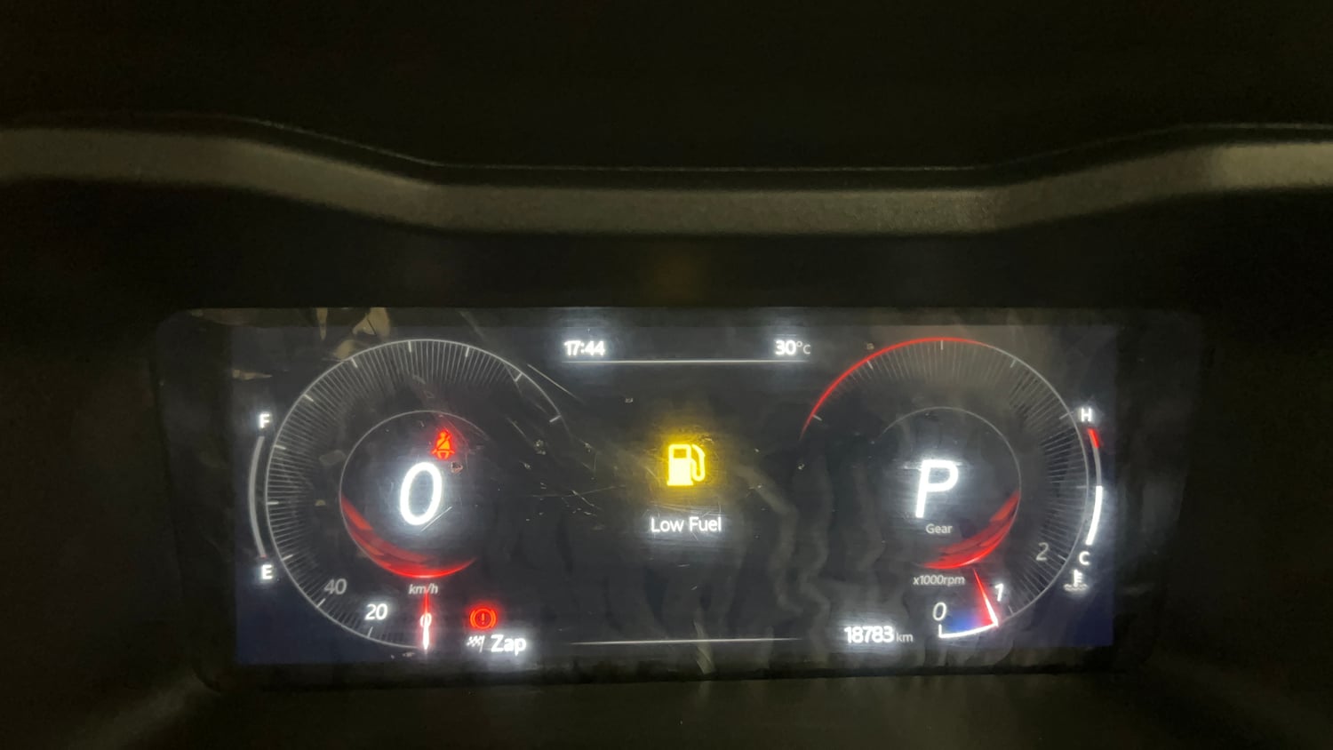 Used 2024 Mahindra XUV 3XO AX7 1.2 Petrol AT Petrol Automatic interior CLUSTERMETER VIEW
