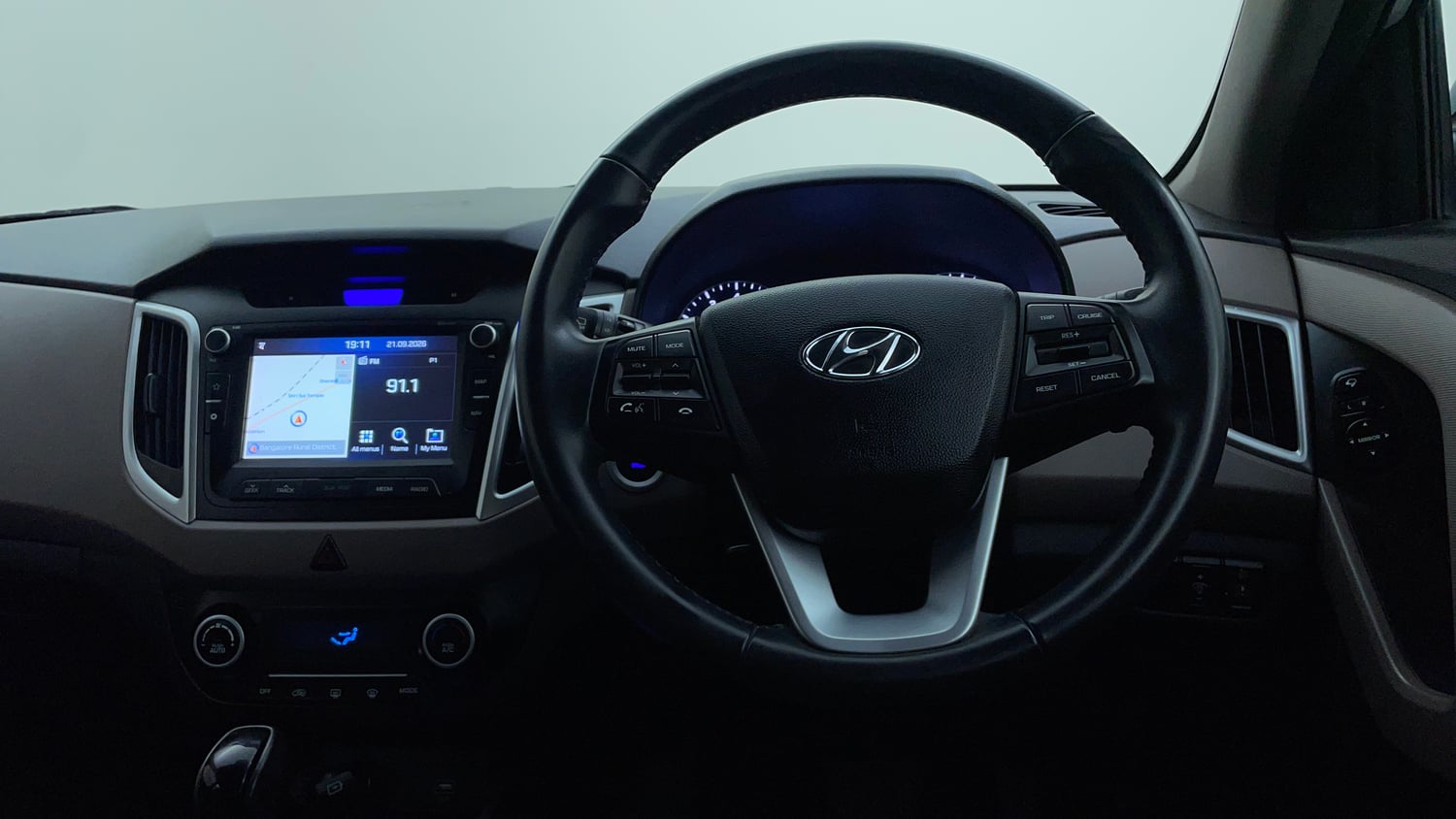 Used 2019 Hyundai Creta SX 1.6 AT Petrol Petrol Automatic interior STEERING VIEW