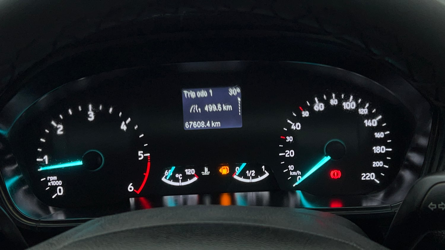 Used 2018 Ford EcoSport Trend + 1.5L TDCi Diesel Manual interior CLUSTERMETER VIEW