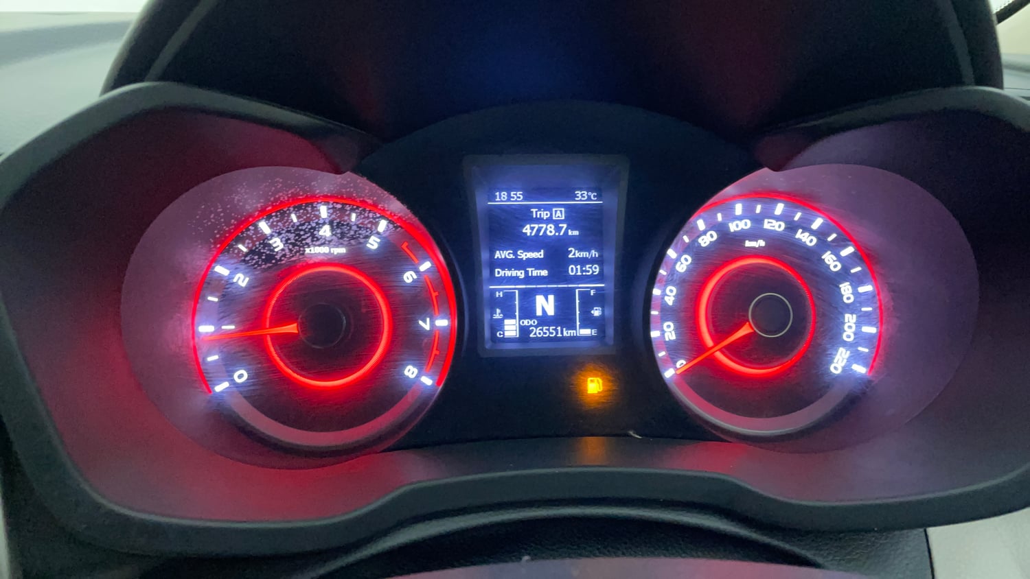 Used 2021 Mahindra XUV 300 W8 (O) 1.2 Petrol Petrol Manual interior CLUSTERMETER VIEW