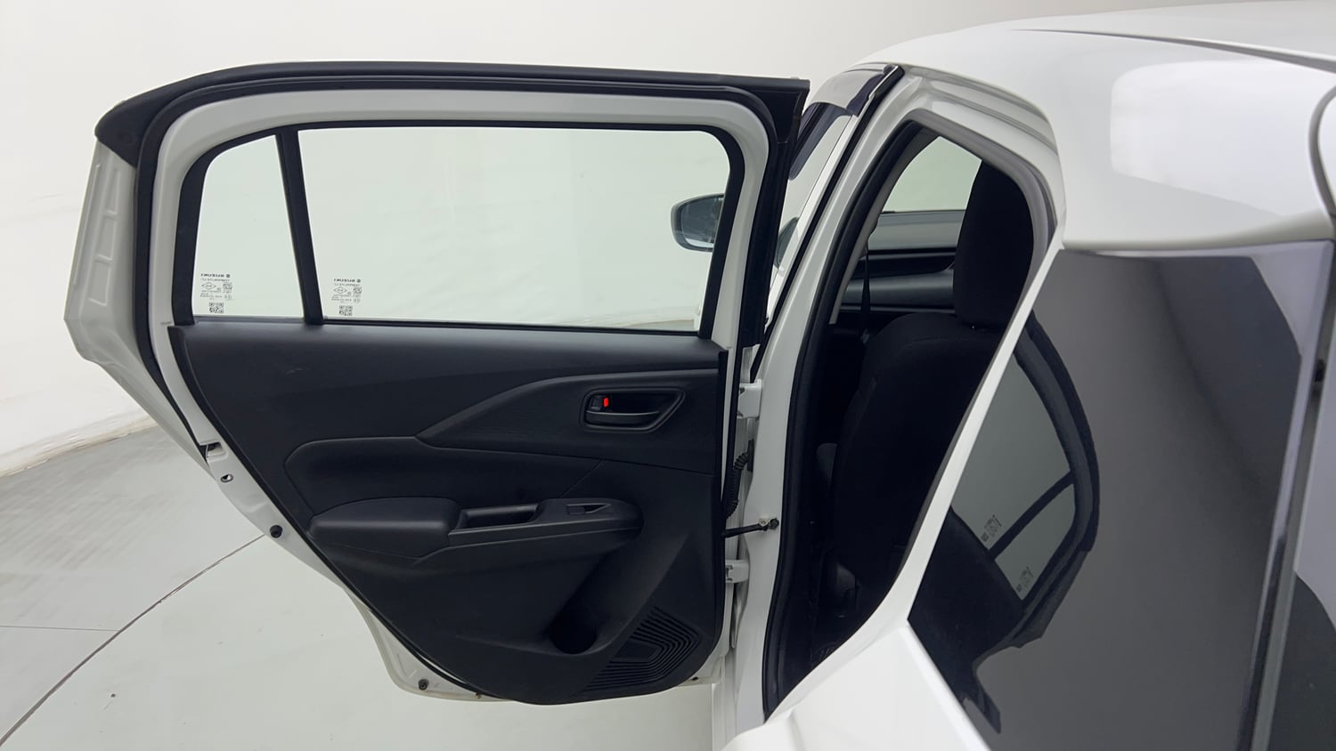Used 2026 Maruti Suzuki Swift LXi Petrol Manual interior LEFT REAR DOOR OPEN VIEW