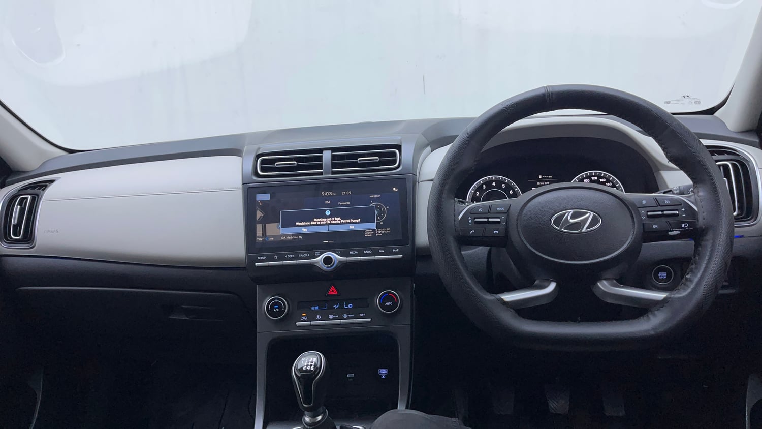 Used 2023 Hyundai Creta SX 1.5 Petrol Petrol Manual interior DASHBOARD VIEW