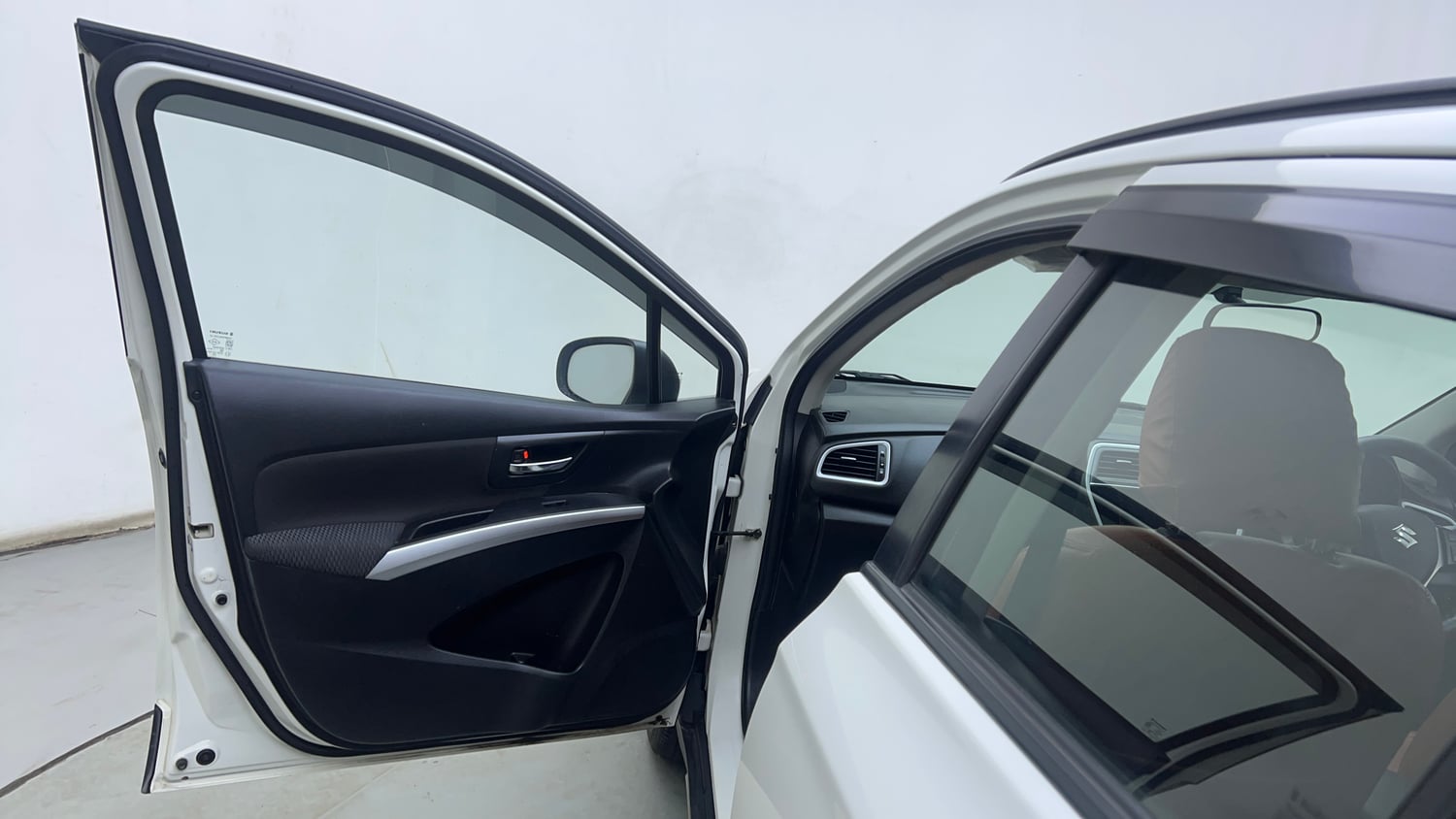 Used 2021 Maruti Suzuki S-Cross Zeta AT Petrol Automatic interior LEFT FRONT DOOR OPEN VIEW