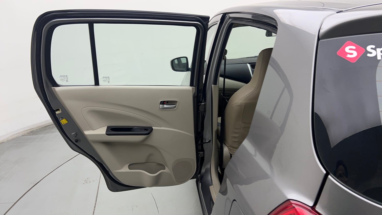 Used 2018 Maruti Suzuki Celerio ZXi (O) AMT Petrol Automatic interior LEFT REAR DOOR OPEN VIEW