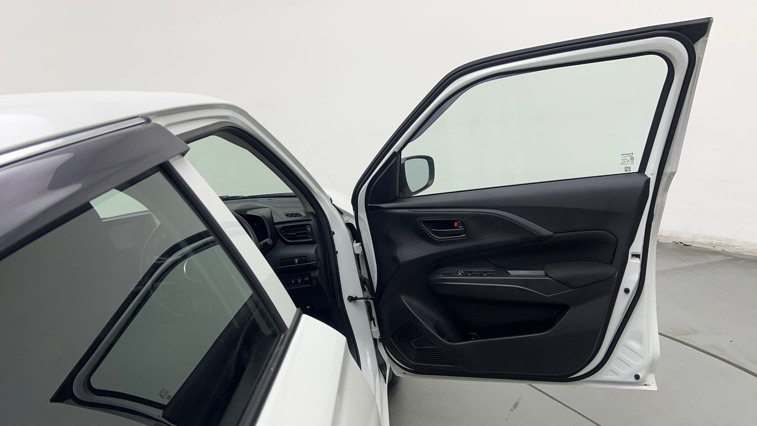 Used 2026 Maruti Suzuki Swift LXi Petrol Manual interior RIGHT FRONT DOOR OPEN VIEW