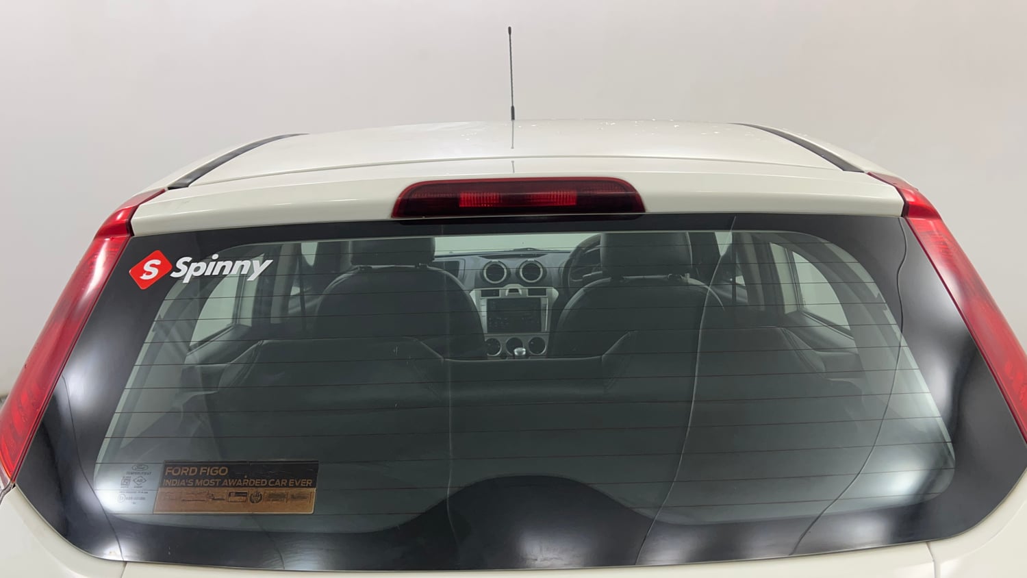 Used 2013 Ford Figo Duratorq Diesel ZXI 1.4 Diesel Manual exterior BACK WINDSHIELD VIEW