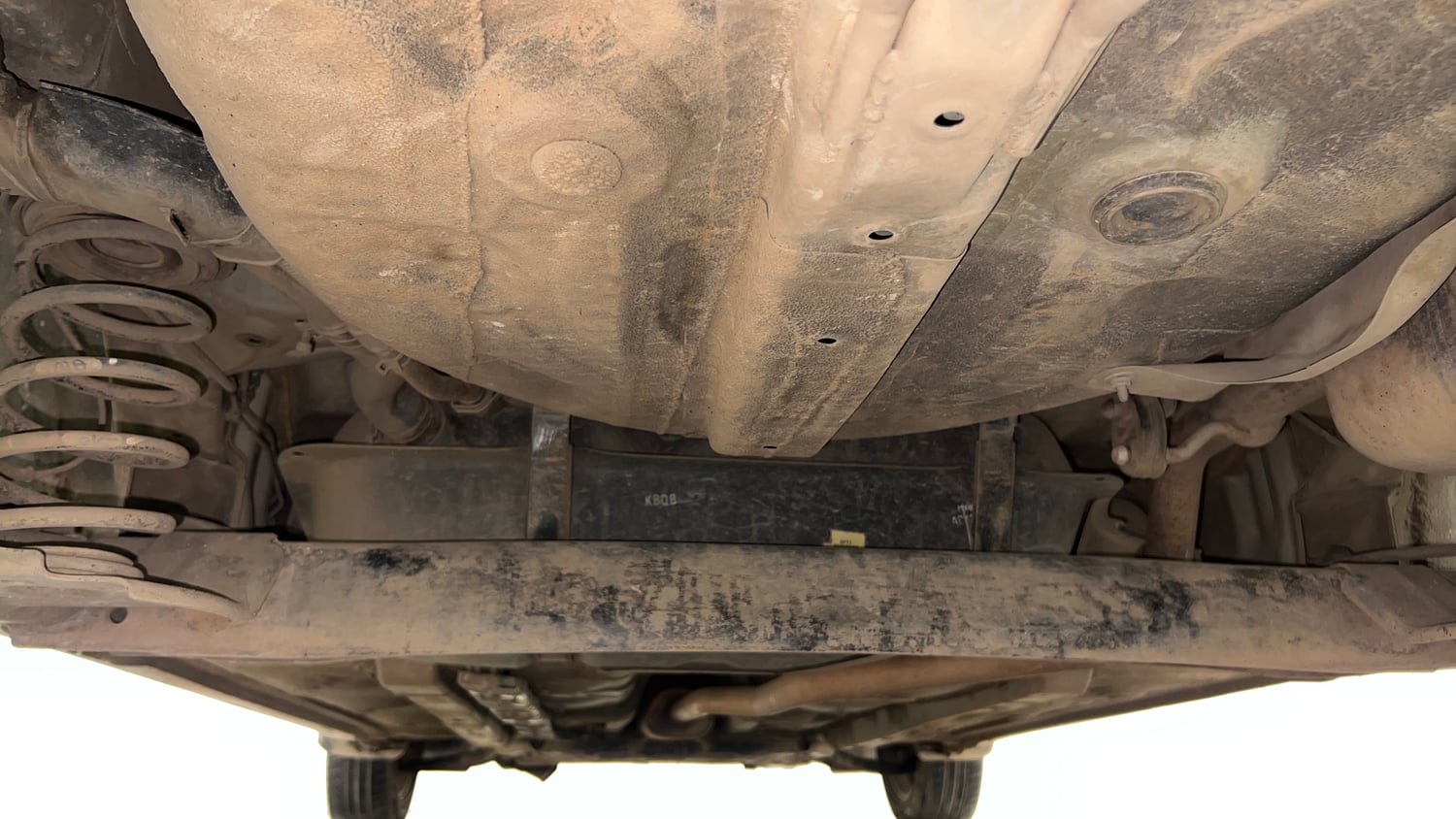 Used 2015 Hyundai Grand i10 Asta 1.2 Kappa VTVT Petrol Manual extra REAR UNDERBODY VIEW (TAKEN FROM REAR)