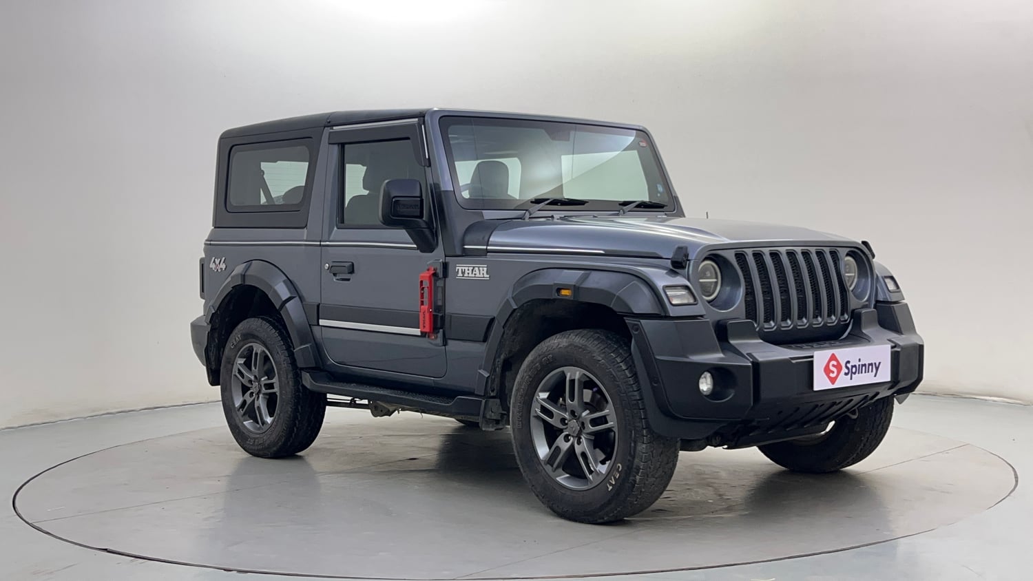 Used 2023 mahindra Thar LX Hard Top Petrol MT 4WD Petrol Manual exterior RIGHT FRONT CORNER VIEW