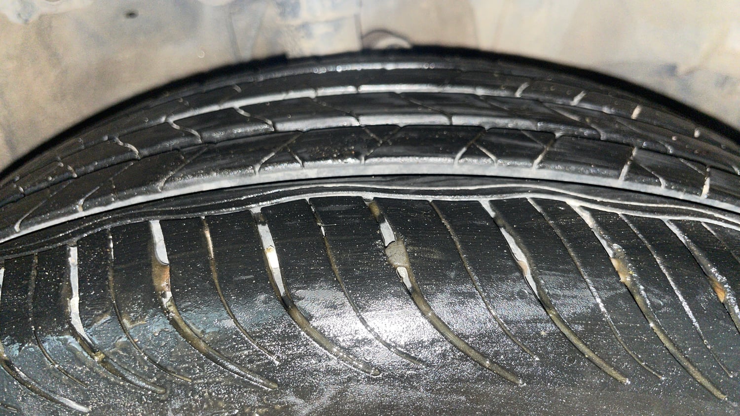 Used 2019 Honda WR-V VX MT Petrol Petrol Manual tyres RIGHT FRONT TYRE TREAD VIEW
