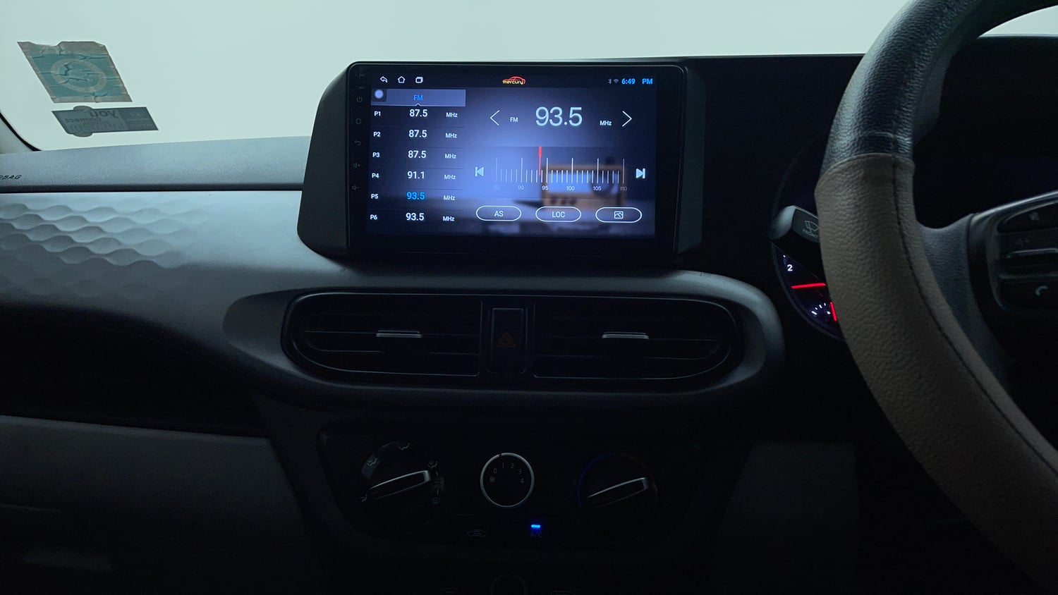 Used 2023 Hyundai Grand i10 Nios Magna 1.2 Kappa VTVT Petrol Manual interior MUSIC SYSTEM & AC CONTROL VIEW