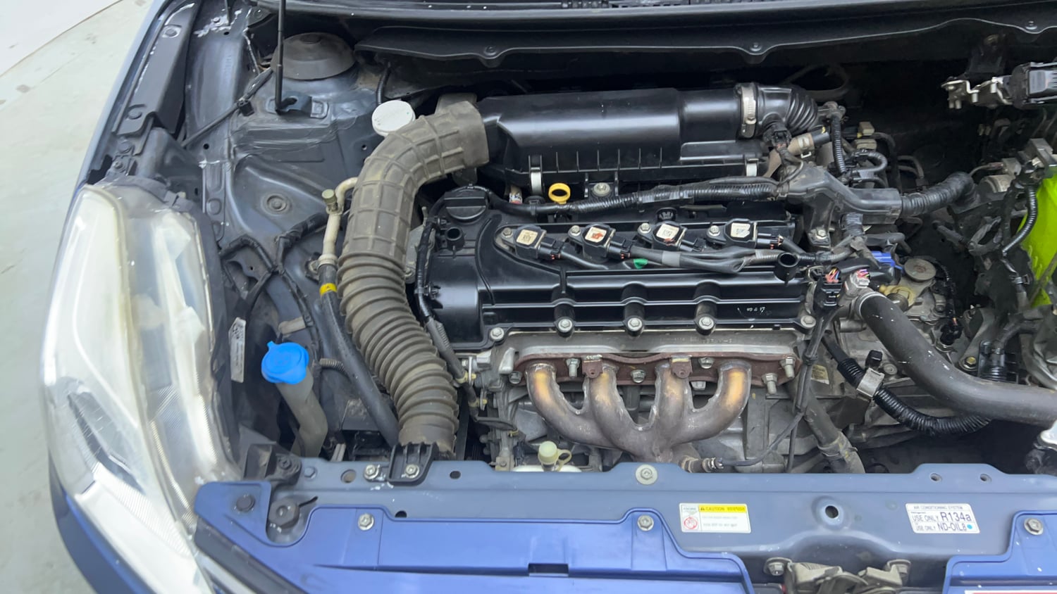 Used 2017 Maruti Suzuki Baleno Zeta 1.2 Petrol Manual engine ENGINE RIGHT SIDE VIEW