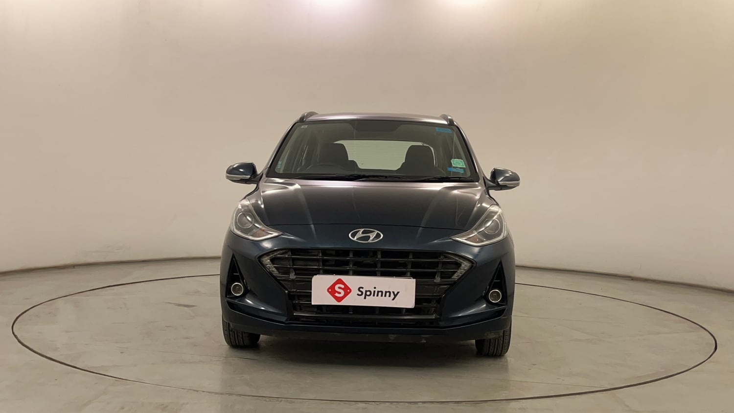 Used 2021 Hyundai Grand i10 Nios Sportz AMT 1.2 Kappa VTVT Petrol Automatic exterior FRONT VIEW