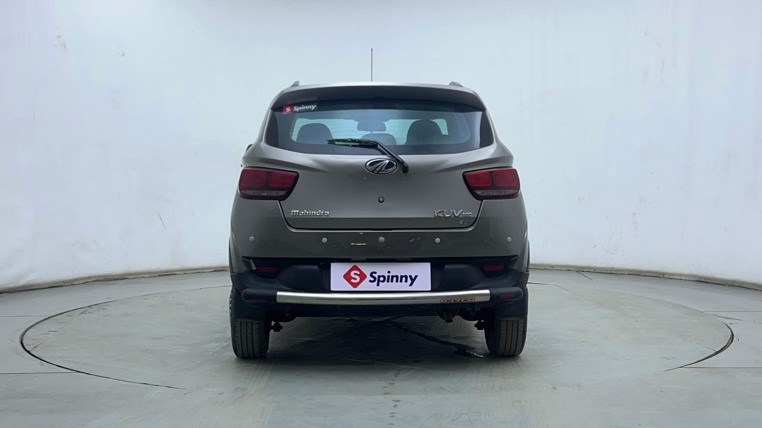 Used 2016 Mahindra KUV100 K6+ 6 STR Petrol Manual exterior BACK VIEW