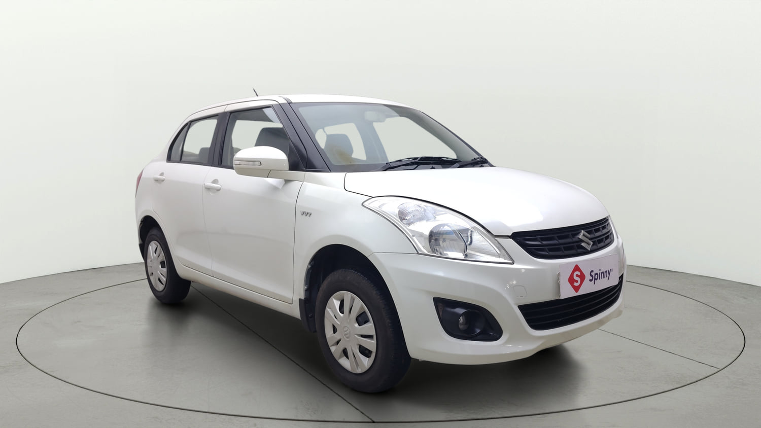 Used 2014 Maruti Suzuki Swift Dzire VXI Petrol Manual exterior RIGHT FRONT CORNER VIEW