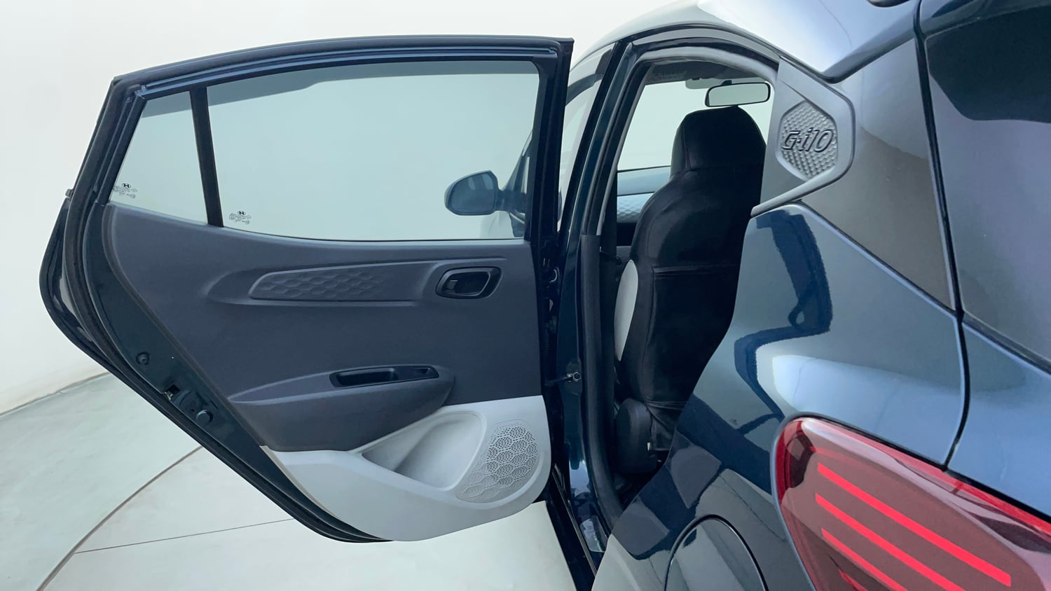 Used 2023 Hyundai Grand i10 Nios Magna 1.2 Kappa VTVT Petrol Manual interior LEFT REAR DOOR OPEN VIEW