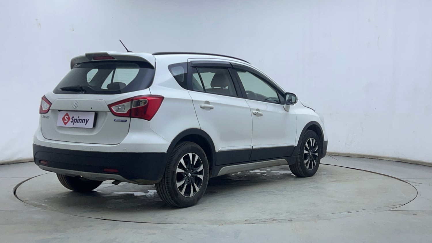 Used 2021 Maruti Suzuki S-Cross Zeta AT Petrol Automatic exterior RIGHT REAR CORNER VIEW