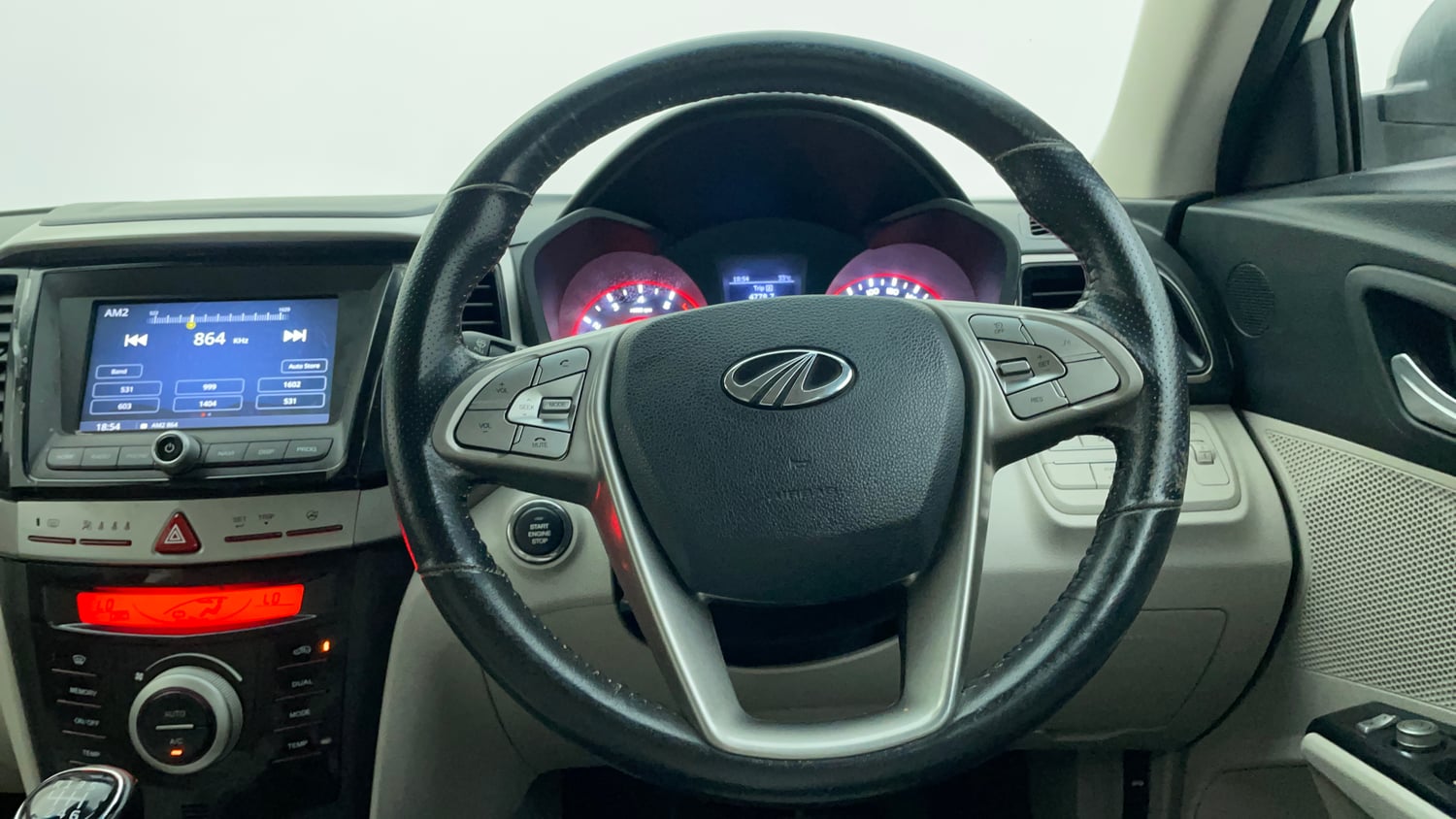 Used 2021 Mahindra XUV 300 W8 (O) 1.2 Petrol Petrol Manual interior STEERING VIEW