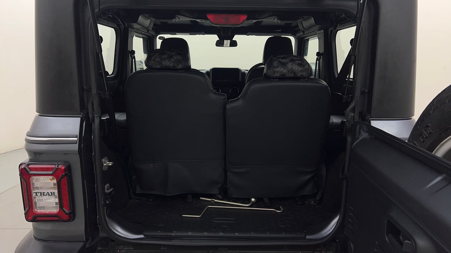 Used 2023 mahindra Thar LX Hard Top Petrol MT 4WD Petrol Manual interior DICKY INSIDE VIEW
