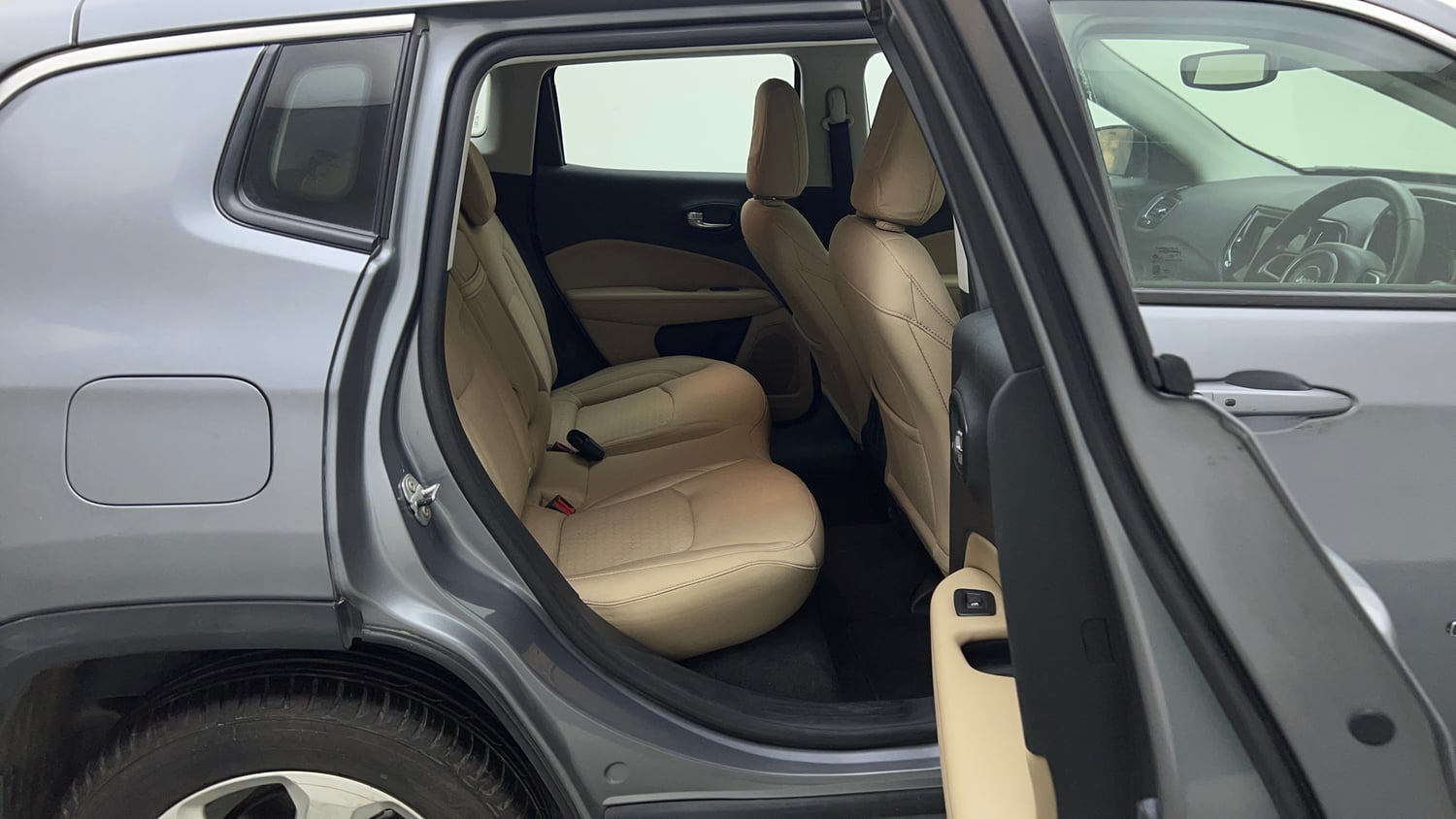 Used 2019 Jeep Compass Longitude (O) 1.4 Petrol AT Petrol Automatic interior RIGHT SIDE REAR DOOR CABIN VIEW
