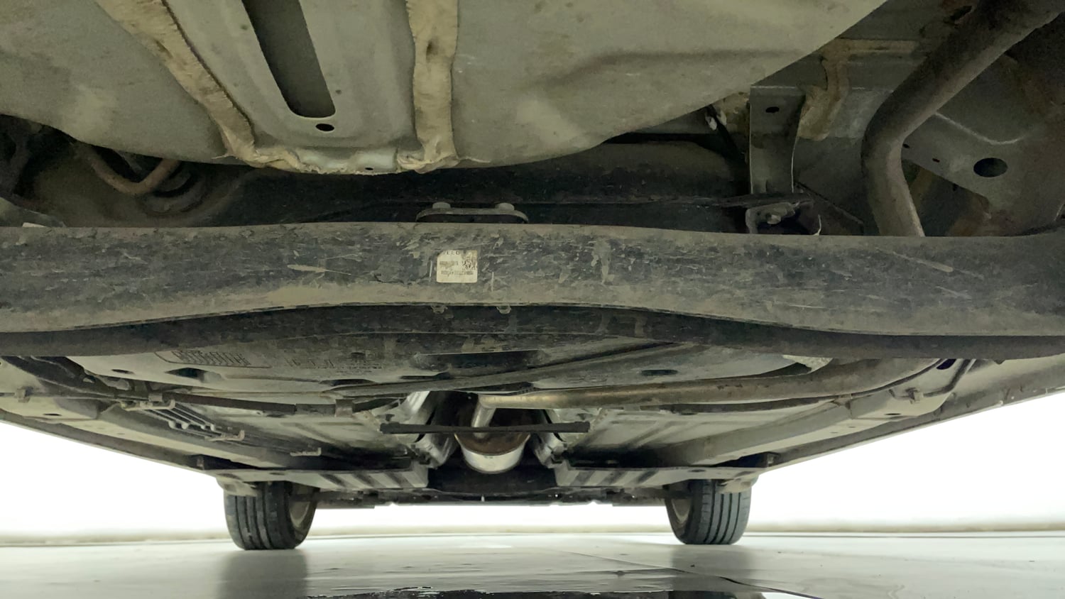 Used 2023 Maruti Suzuki Baleno Alpha AGS Petrol Automatic extra REAR UNDERBODY VIEW (TAKEN FROM REAR)
