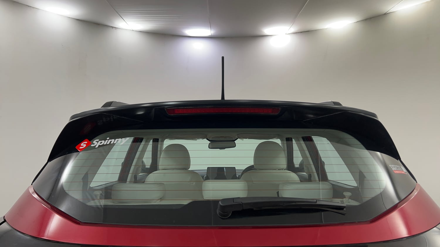 Used 2024 Mahindra XUV 3XO AX7 1.2 Petrol AT Petrol Automatic exterior BACK WINDSHIELD VIEW