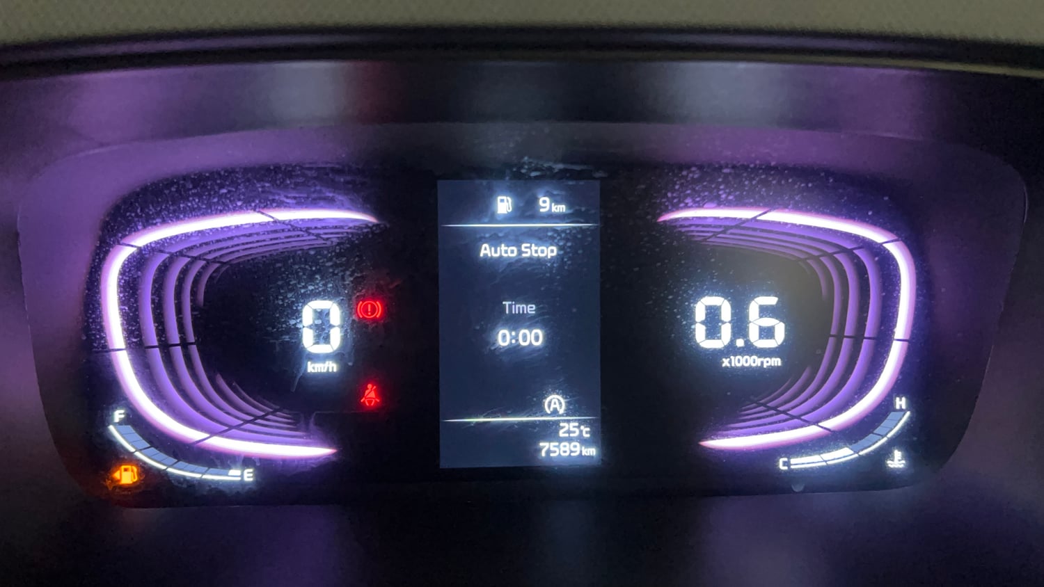 Used 2026 Kia Carens Premium (O) 1.5 Petrol 7 STR Petrol Manual interior CLUSTERMETER VIEW