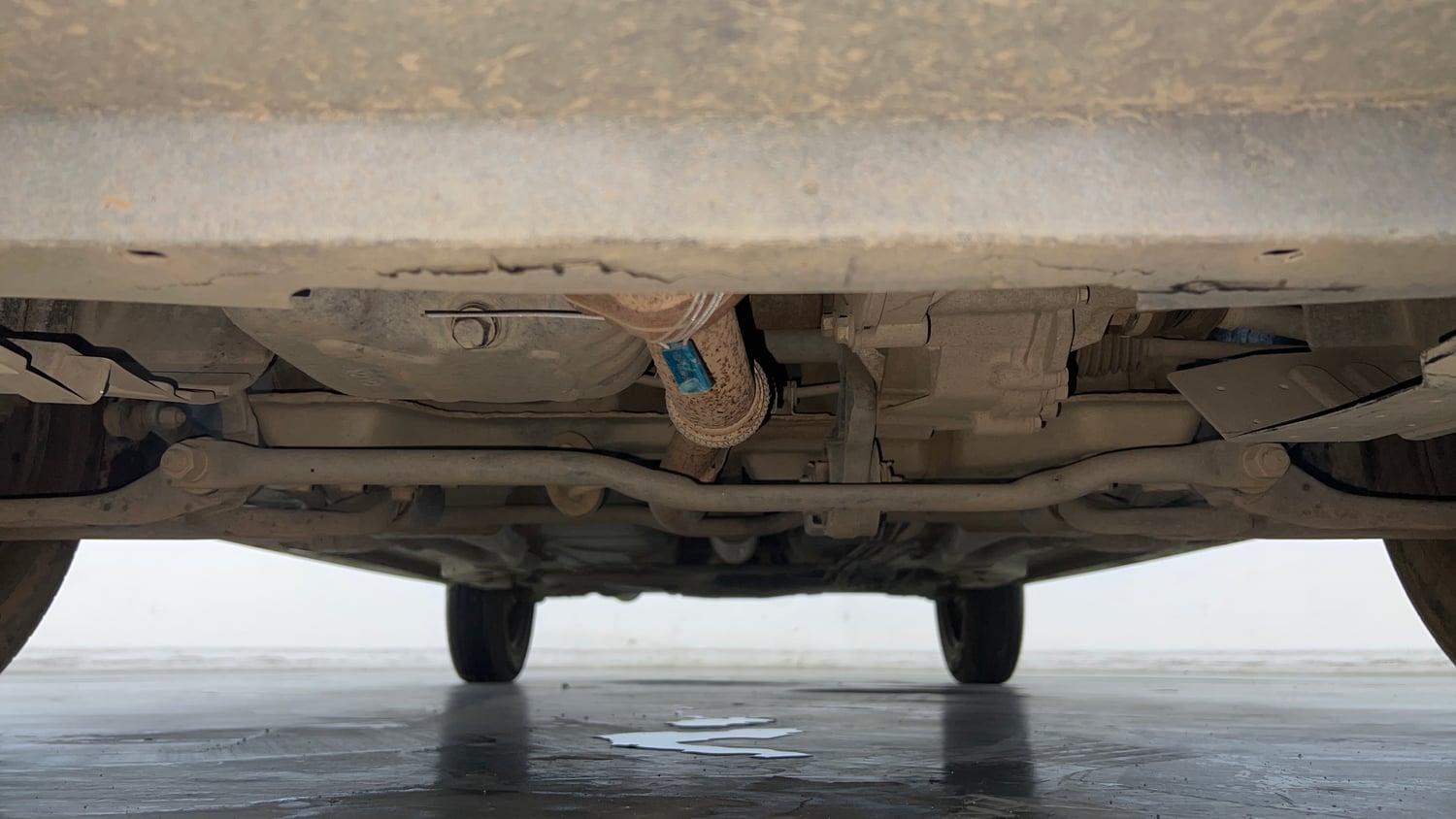 Used 2025 Tata Tiago XE Petrol Manual extra FRONT LEFT UNDERBODY VIEW