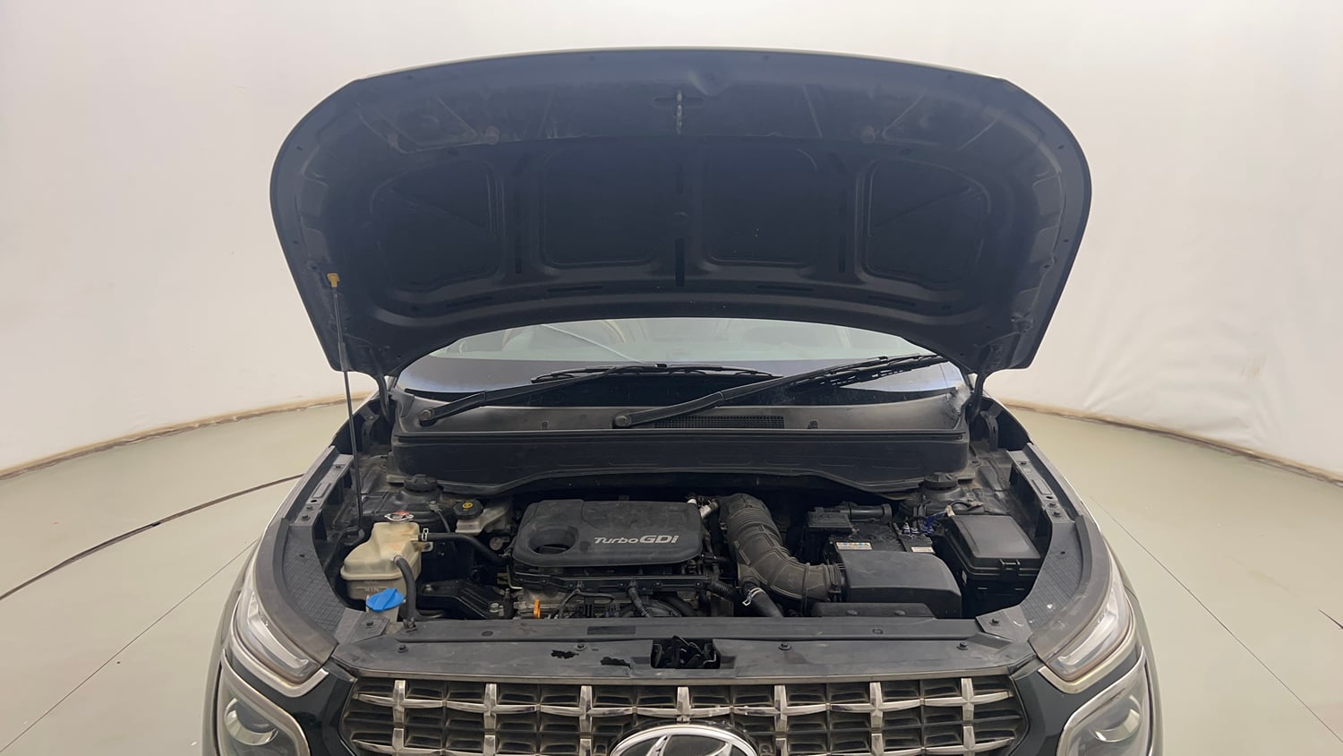 Used 2021 Hyundai Venue SX 1.0 Turbo Petrol Manual engine ENGINE & BONNET OPEN FRONT VIEW
