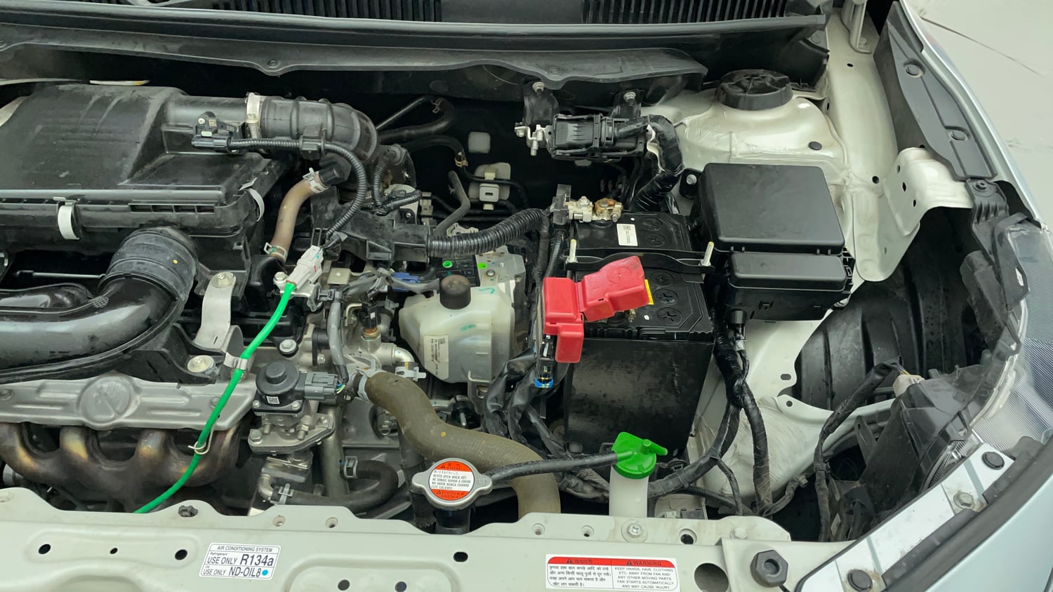 Used 2023 Maruti Suzuki Baleno Alpha AGS Petrol Automatic engine ENGINE LEFT SIDE VIEW